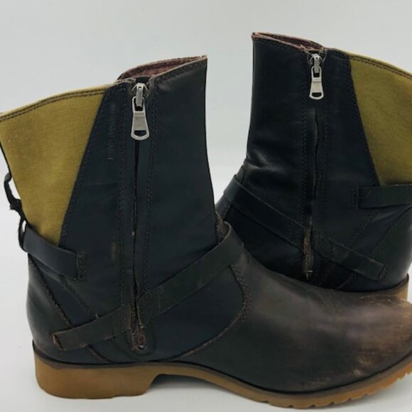 Teva Brown Leather Ankle Boots – Size 9 - Brown - Picture 5 of 8